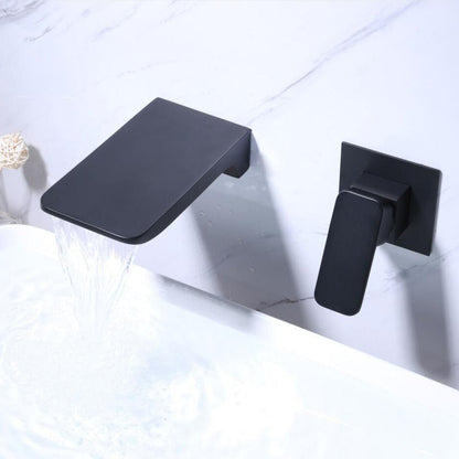 Modern Wall-Mounted Touchless Faucet with Sensor Control for Kitchen and Bathroom – Adjustable Temperature and Flow, Elegant Waterfall Design 5