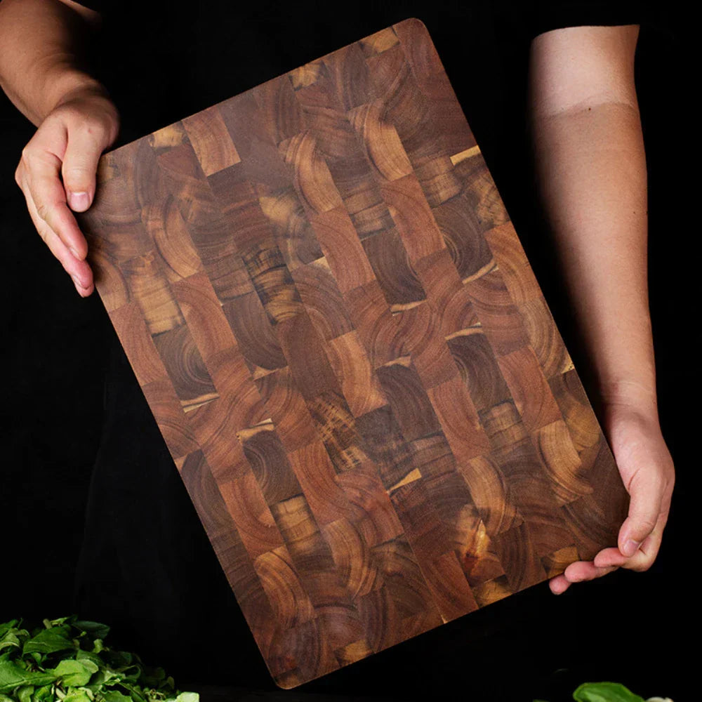 Reversible Acacia Wood Cutting Board – Durable, Antibacterial, and Water-Resistant Kitchen Essential 1
