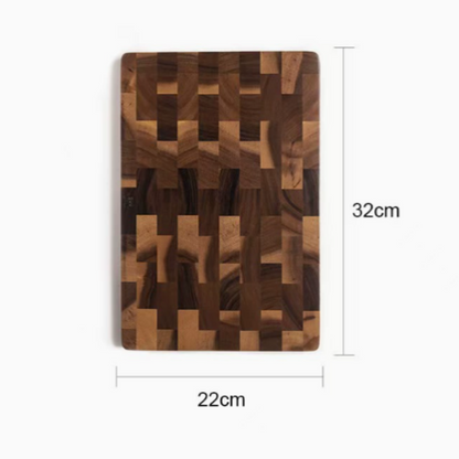 Reversible Acacia Wood Cutting Board – Durable, Antibacterial, and Water-Resistant Kitchen Essential 4