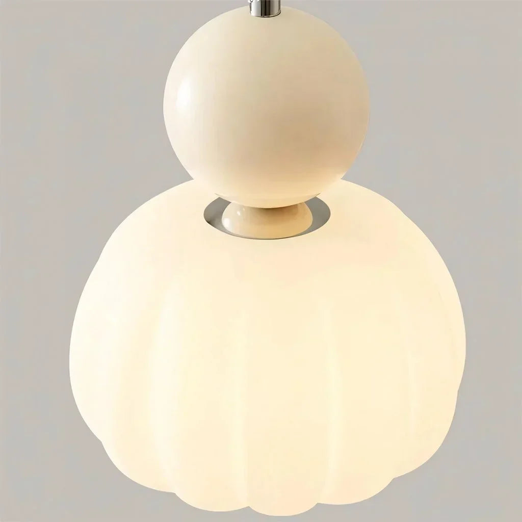 Art Deco Ceiling Light Fixture – Cream Finish, Vintage Design for Home Décor 14