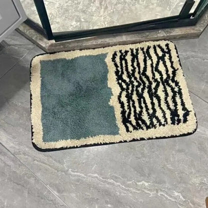 Abstract Luxury Bath Mat with Soft Microfiber Texture – Non-Slip Design for Bathroom Elegance 11