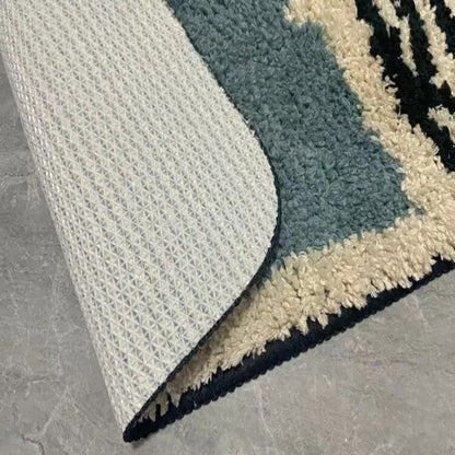 Abstract Luxury Bath Mat with Soft Microfiber Texture – Non-Slip Design for Bathroom Elegance 7
