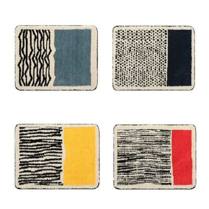 Abstract Luxury Bath Mat with Soft Microfiber Texture – Non-Slip Design for Bathroom Elegance 9