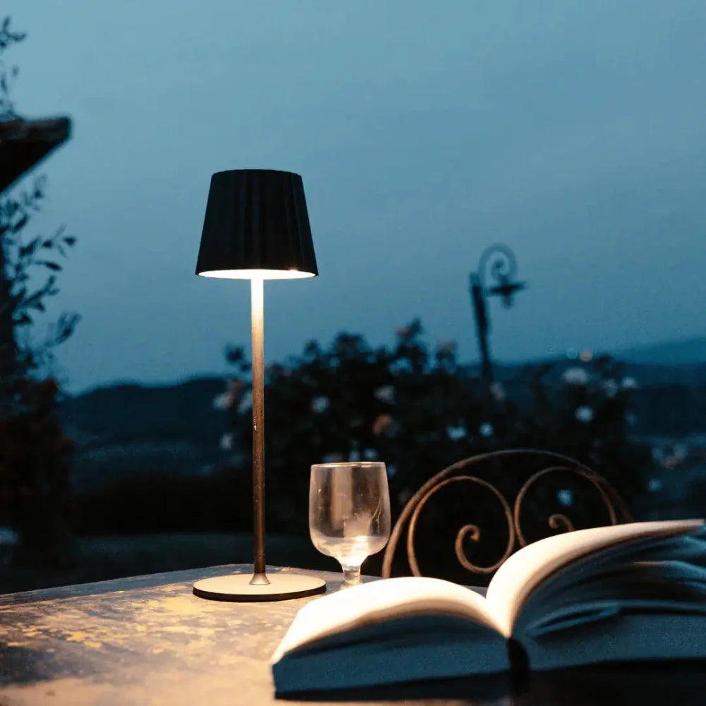 Portable Dimmable Table Lamp – Rechargeable Cordless Indoor/Outdoor Lighting with Touch Control, 12-Hour Battery Life, IP54 Waterproof 4