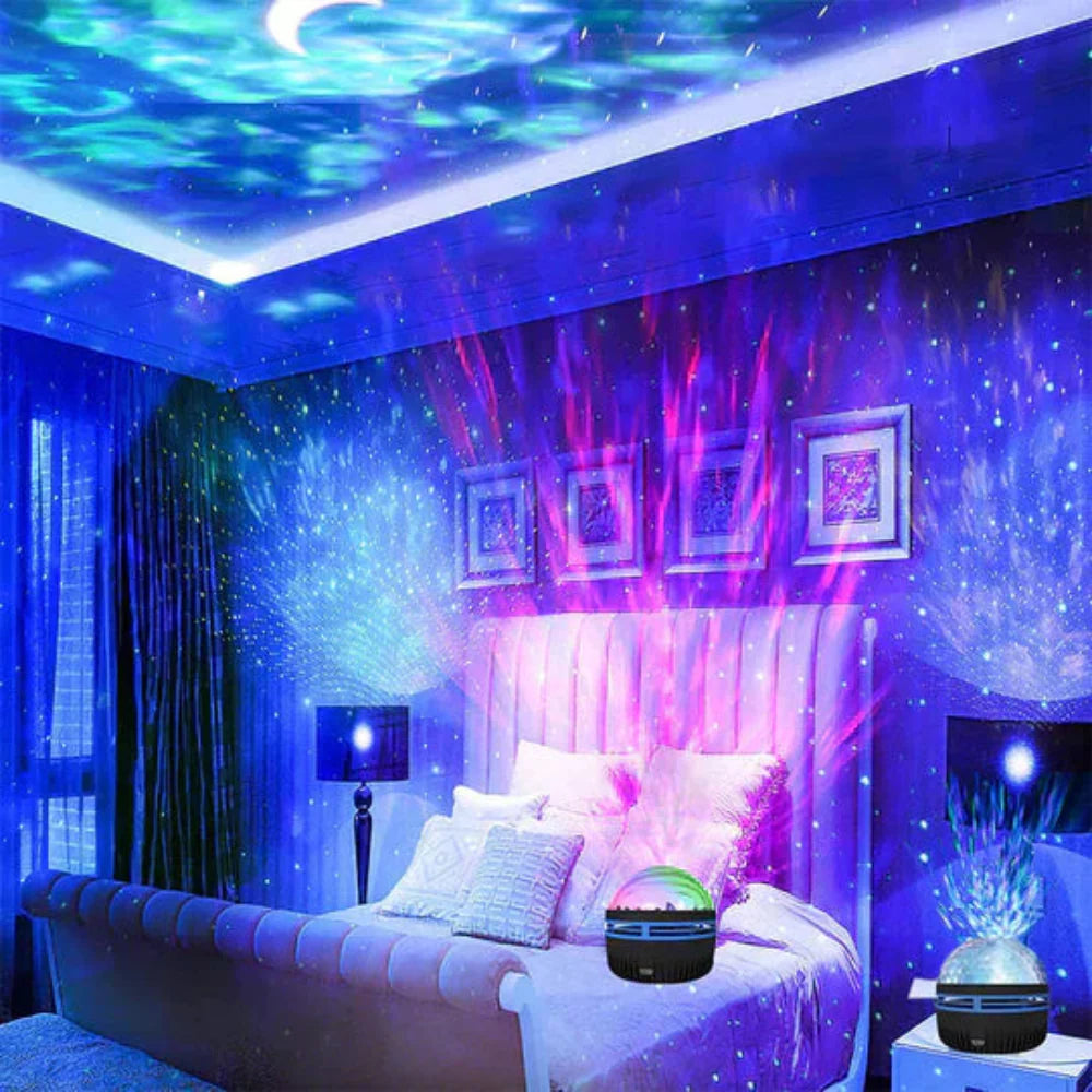 Aurora Projector for Stunning Home Lighting – Adjustable Colors and Star Mode 2