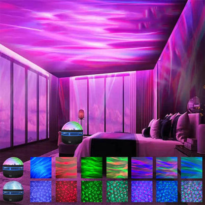 Aurora Projector for Stunning Home Lighting – Adjustable Colors and Star Mode 4