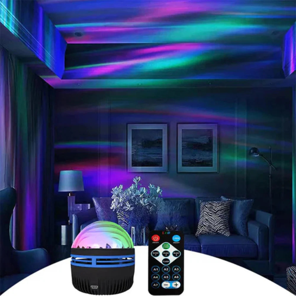 Aurora Projector for Stunning Home Lighting – Adjustable Colors and Star Mode 5