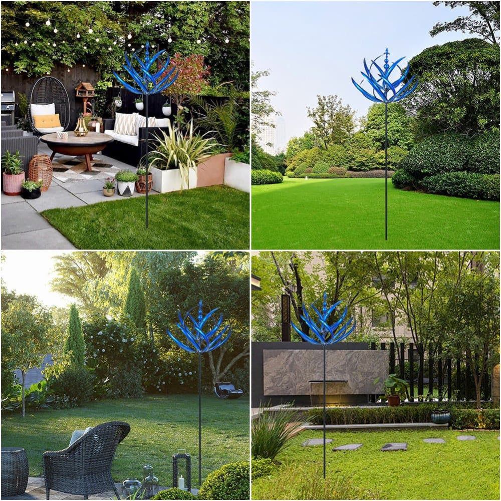 Elegant Metal Wind Spinner for Garden and Patio – Easy Installation Outdoor Décor 2