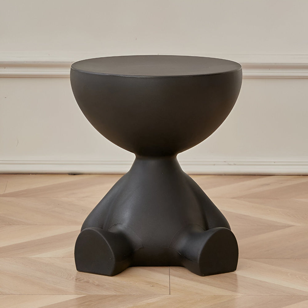 Luxurious Round Coffee Table with Geometric Base – Modern Indoor Centerpiece for Living Room and Lounge 10