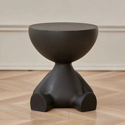 Luxurious Round Coffee Table with Geometric Base – Modern Indoor Centerpiece for Living Room and Lounge 10