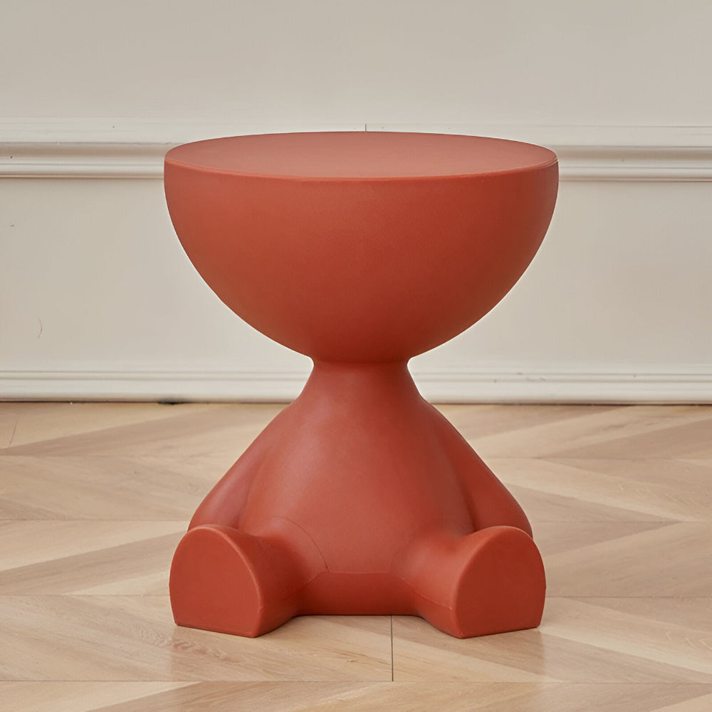 Luxurious Round Coffee Table with Geometric Base – Modern Indoor Centerpiece for Living Room and Lounge 9