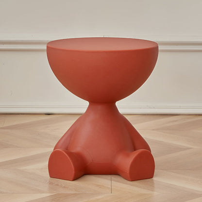 Luxurious Round Coffee Table with Geometric Base – Modern Indoor Centerpiece for Living Room and Lounge 9