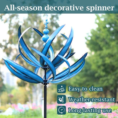 Elegant Metal Wind Spinner for Garden and Patio – Easy Installation Outdoor Décor 4