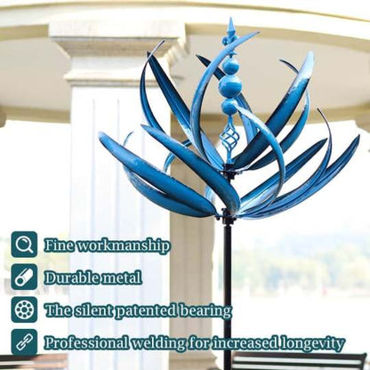 Elegant Metal Wind Spinner for Garden and Patio – Easy Installation Outdoor Décor 6