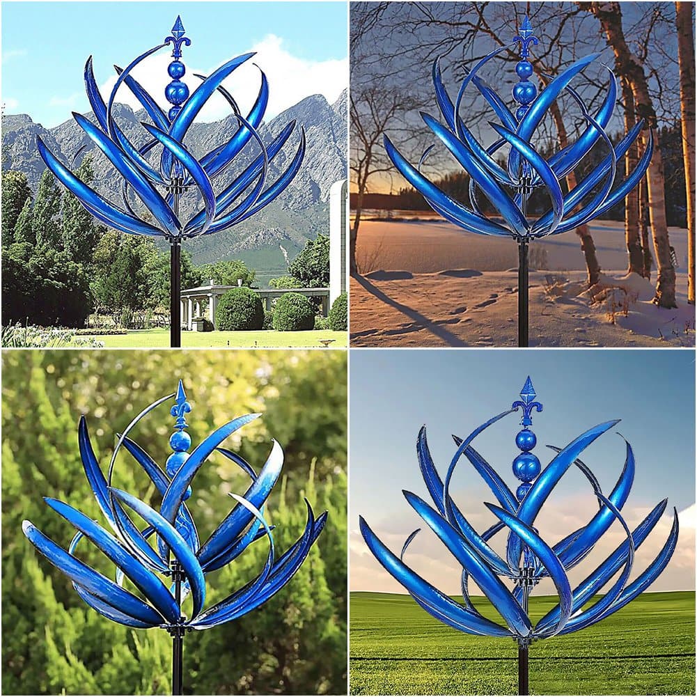 Elegant Metal Wind Spinner for Garden and Patio – Easy Installation Outdoor Décor 10