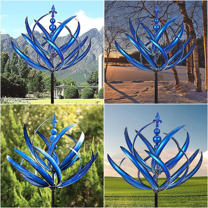 Elegant Metal Wind Spinner for Garden and Patio – Easy Installation Outdoor Décor 10
