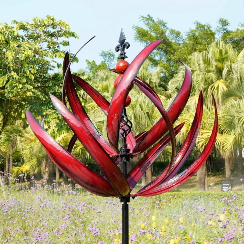 Elegant Metal Wind Spinner for Garden and Patio – Easy Installation Outdoor Décor 9