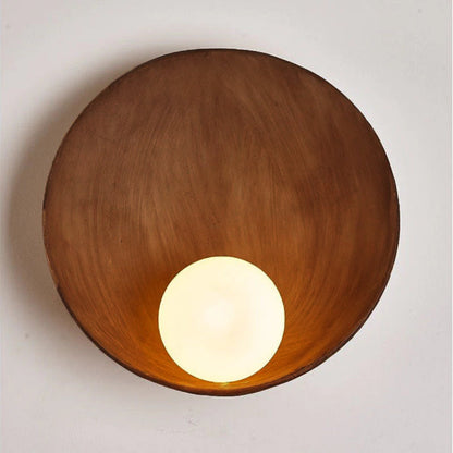 Modern Minimalist Round Wall Light Sconce – Sculptural Design with Soft Ambient Glow for Bedroom and Hallway Décor 14