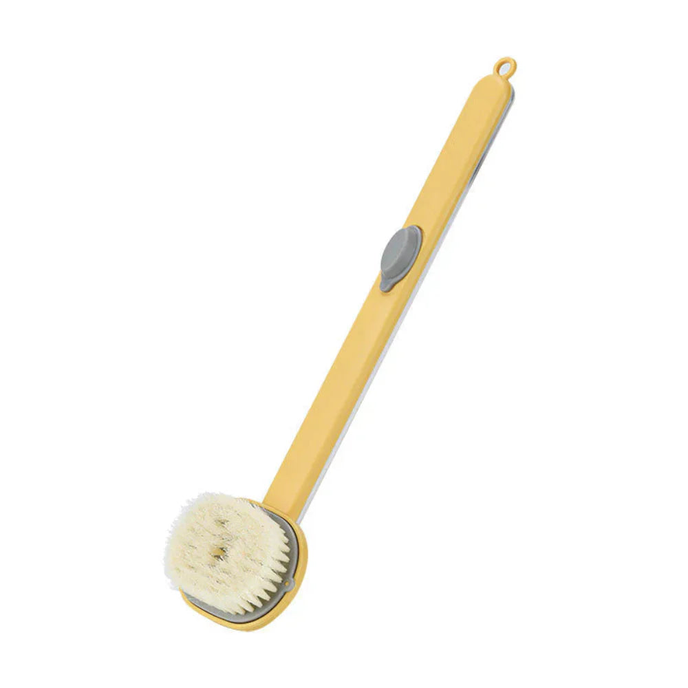 Ergonomic Bath Brush with Long Handle for Easy Body Cleaning – Soft Nylon Bristles 5