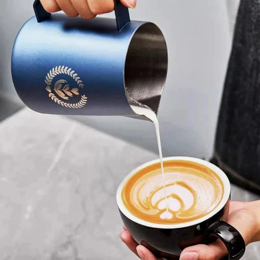 BaristaFlow - Edelstahlkanne für Kaffee & Cappuccino