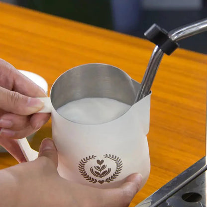 BaristaFlow - Edelstahlkanne für Kaffee & Cappuccino