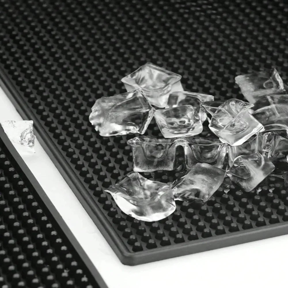 Waterproof and Heat-Resistant Rubber Coffee Mat for Barista Stations – Flexible and Easy to Clean 4