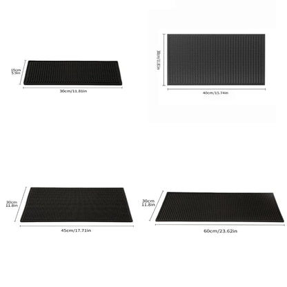 Waterproof and Heat-Resistant Rubber Coffee Mat for Barista Stations – Flexible and Easy to Clean 6