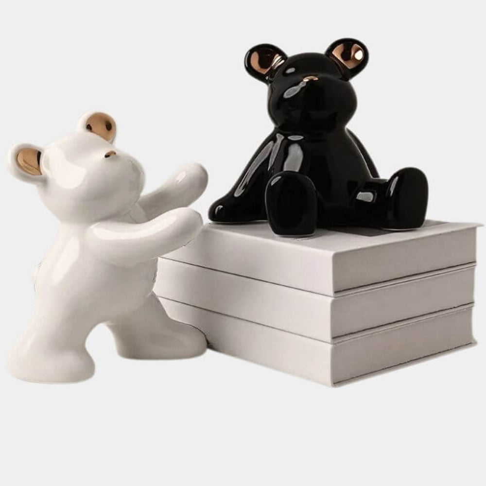 Bearlio - Teddybär-Buchstützen aus Keramik