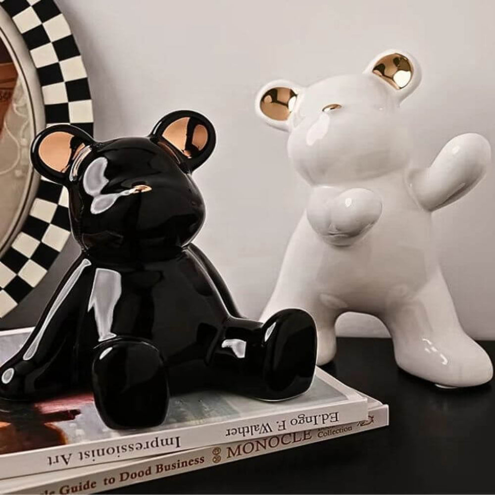 Bearlio - Teddybär-Buchstützen aus Keramik