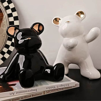 Bearlio - Teddybär-Buchstützen aus Keramik