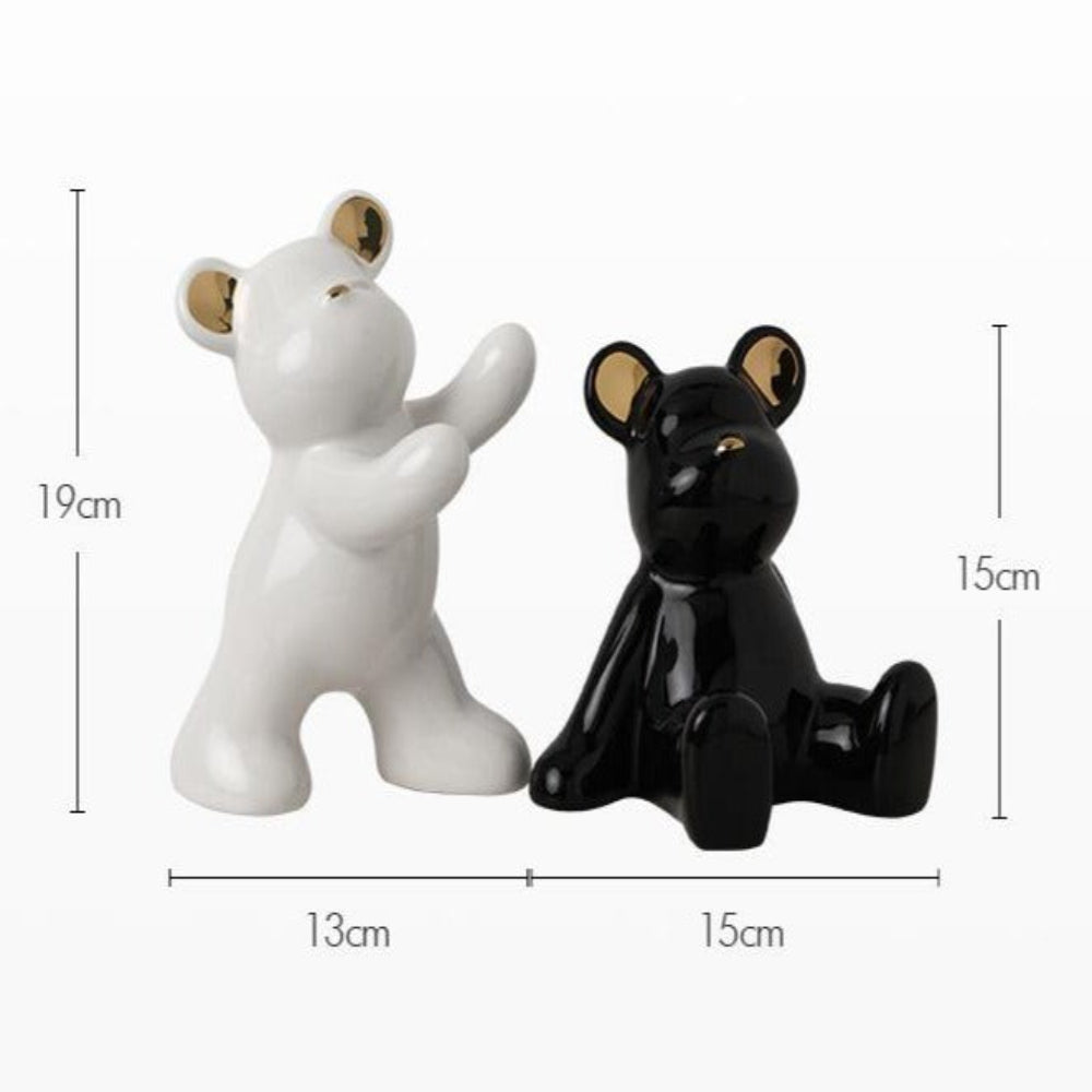 Bearlio - Teddybär-Buchstützen aus Keramik