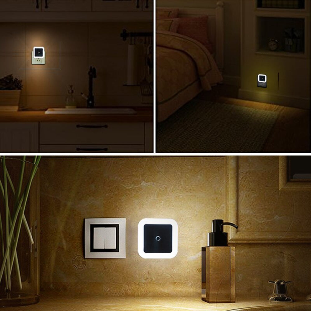 Motion Sensor LED Night Lights – Cool White, Battery Operated, Compact Design 2