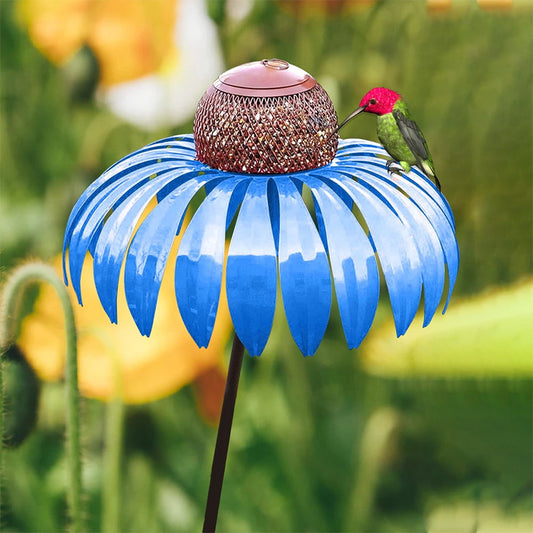 BloomFeast - Dekoratives Vogelfutterhaus in Form einer Blume