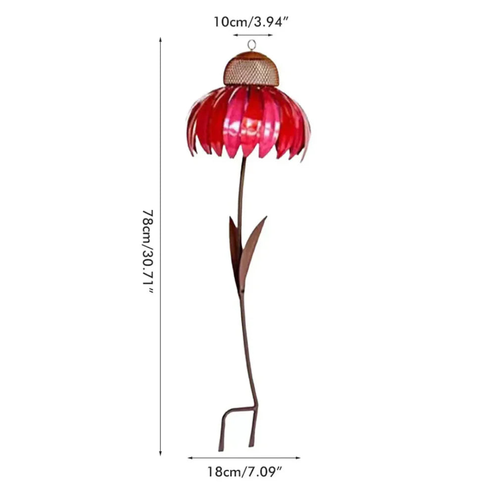 BloomFeast - Dekoratives Vogelfutterhaus in Form einer Blume
