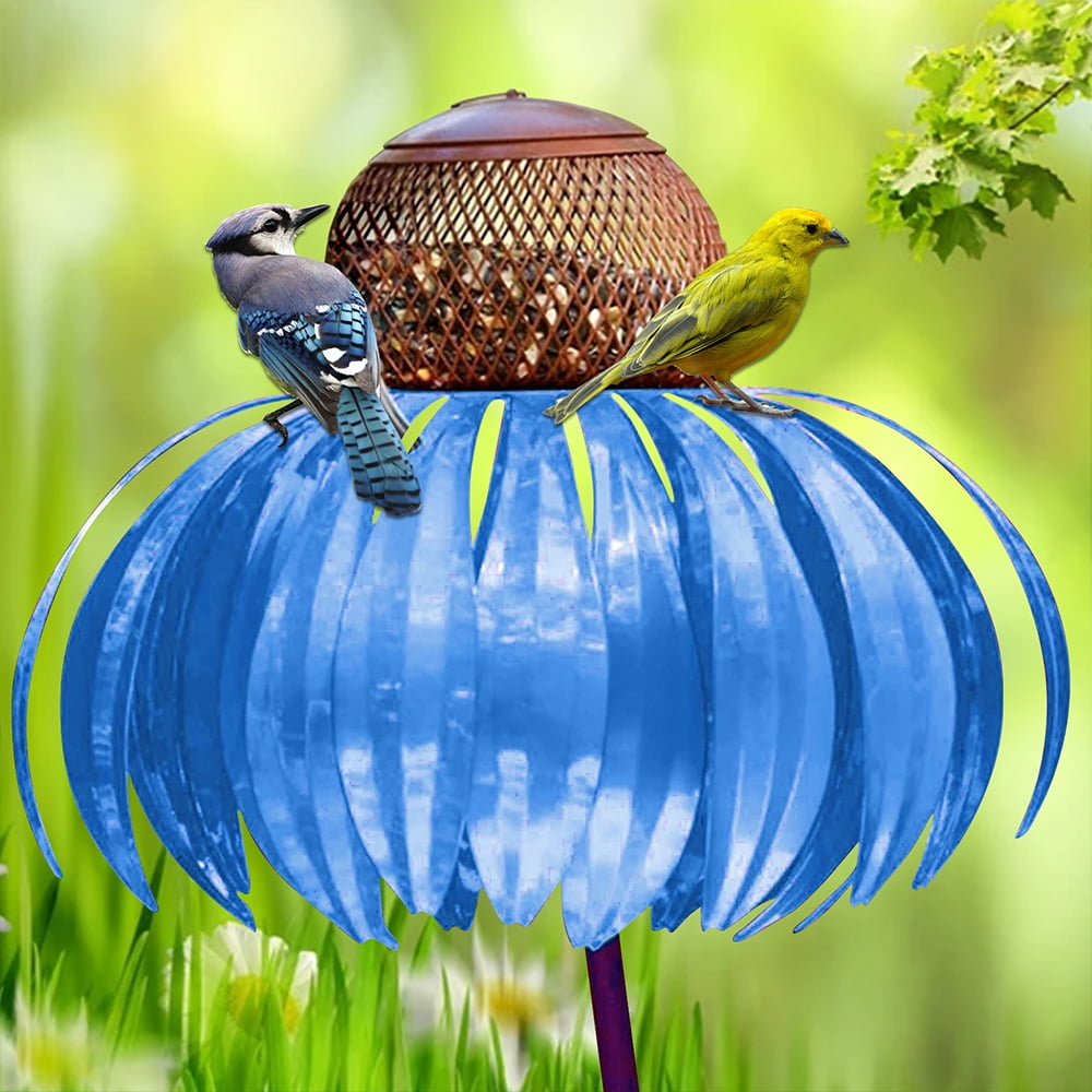 BloomFeast - Dekoratives Vogelfutterhaus in Form einer Blume