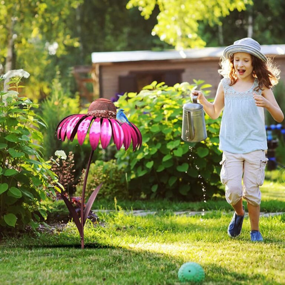 BloomFeast - Dekoratives Vogelfutterhaus in Form einer Blume