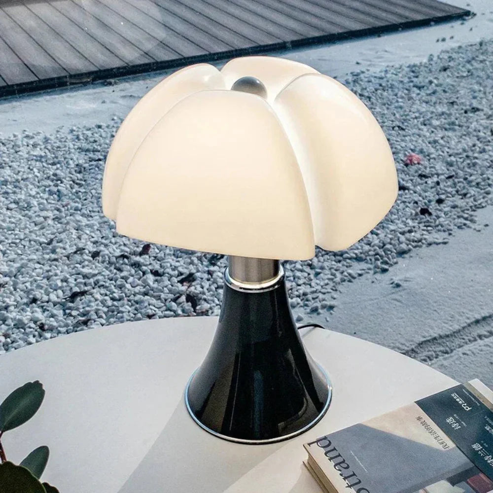 Designer Floral Table Lamp with Adjustable Height and Warm LED Light – Perfect for Bedroom and Living Room 7