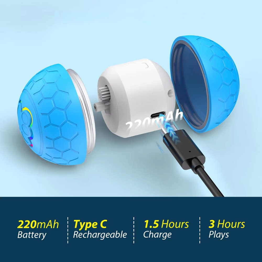 Interactive Bouncing Dog Toy for Small Breeds – Durable, Waterproof, and Rechargeable 18