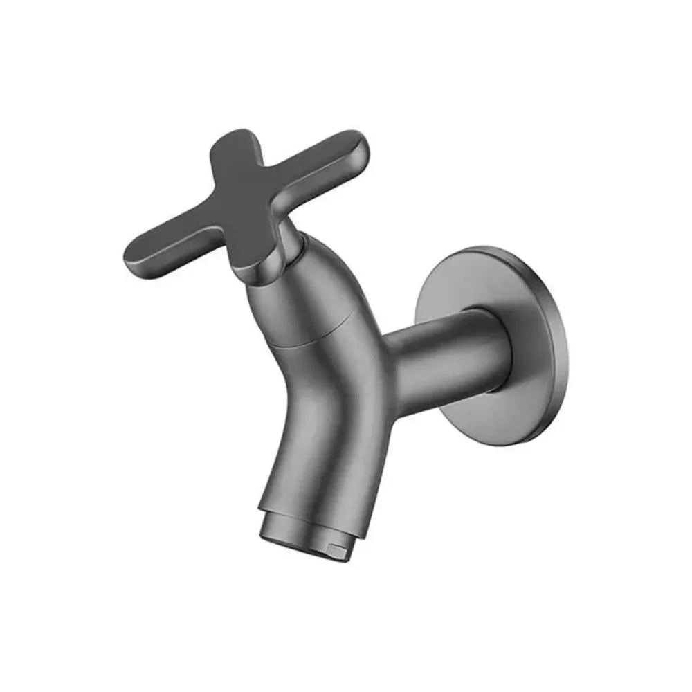 Wall-Mounted Brass Cold Water Faucet with 360° Swivel Spout – Durable and Stylish Design 4