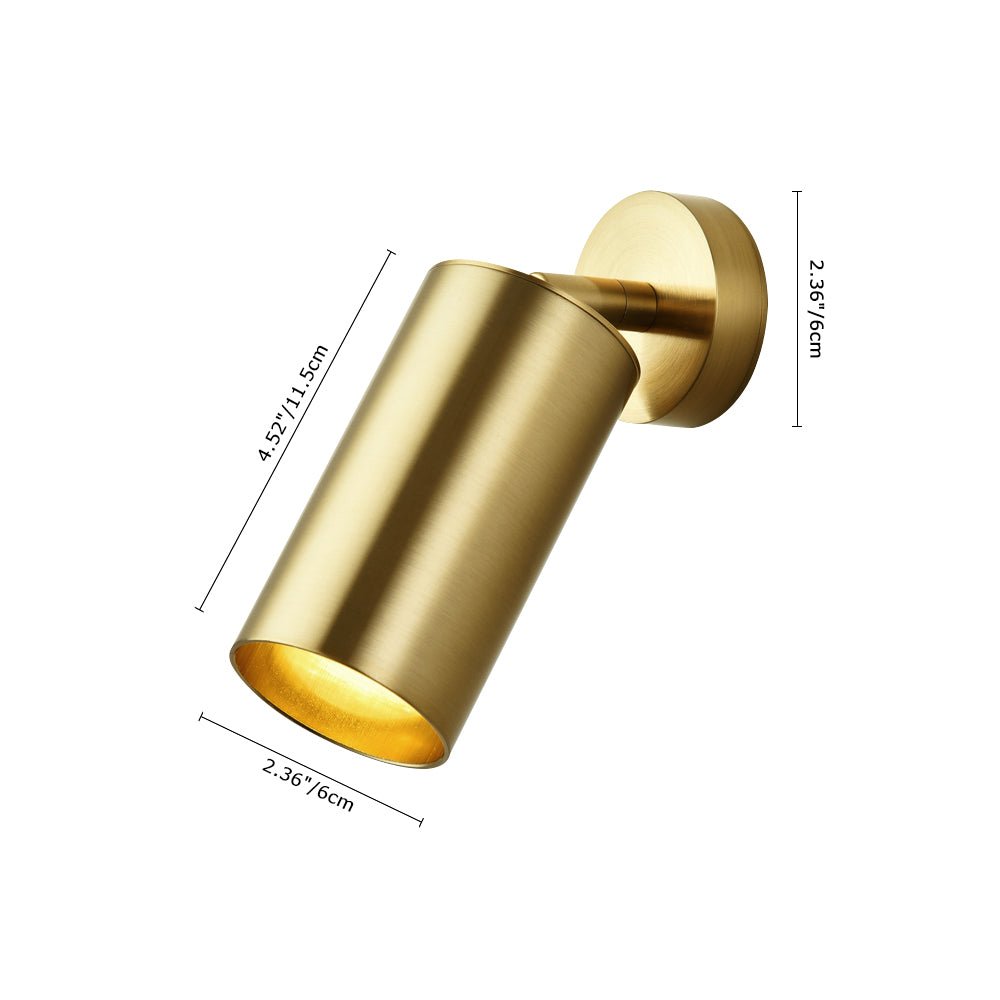 Brass Ceiling Spotlight with Adjustable Brass Head – GU10 Compatible Accent Light 11