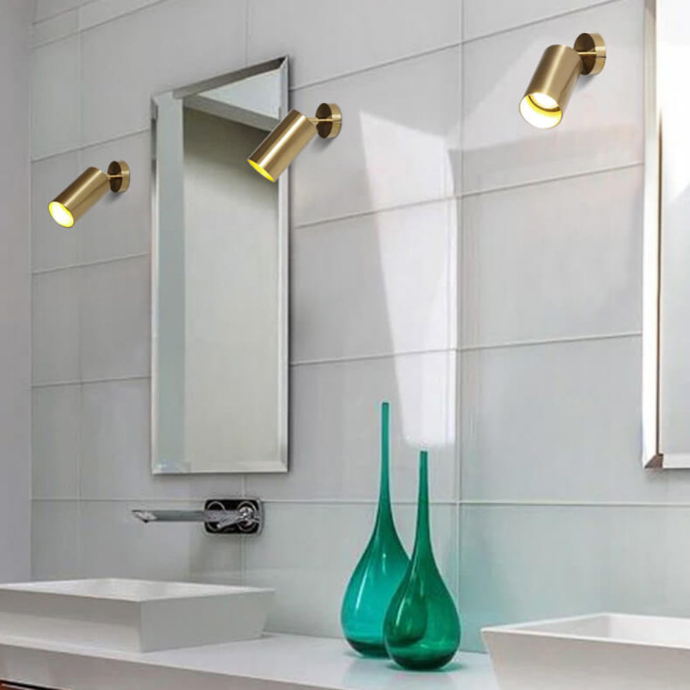Brass Ceiling Spotlight with Adjustable Brass Head – GU10 Compatible Accent Light 6