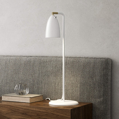 Slim Scandinavian Table Lamp with Adjustable Brass Shade – 66 cm Height, GU10 Compatible 6