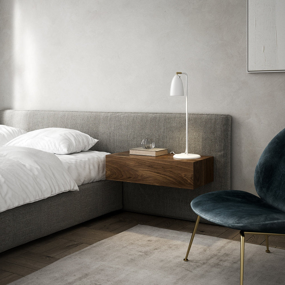 Slim Scandinavian Table Lamp with Adjustable Brass Shade – 66 cm Height, GU10 Compatible 7