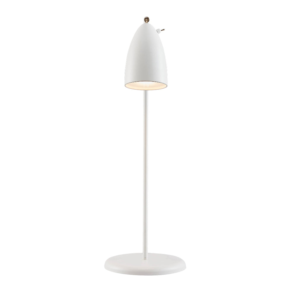 Slim Scandinavian Table Lamp with Adjustable Brass Shade – 66 cm Height, GU10 Compatible 8