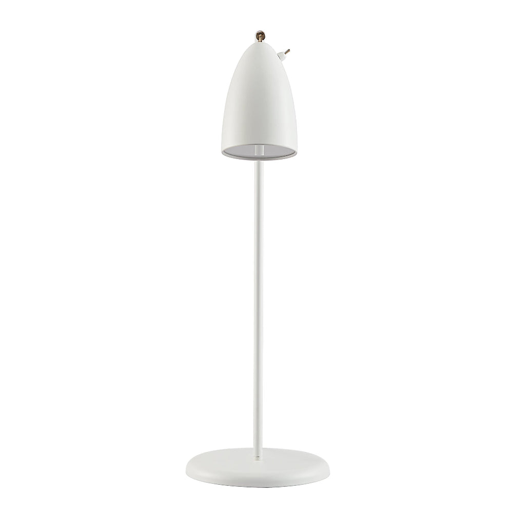 Slim Scandinavian Table Lamp with Adjustable Brass Shade – 66 cm Height, GU10 Compatible 9