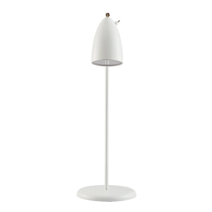 Slim Scandinavian Table Lamp with Adjustable Brass Shade – 66 cm Height, GU10 Compatible 9
