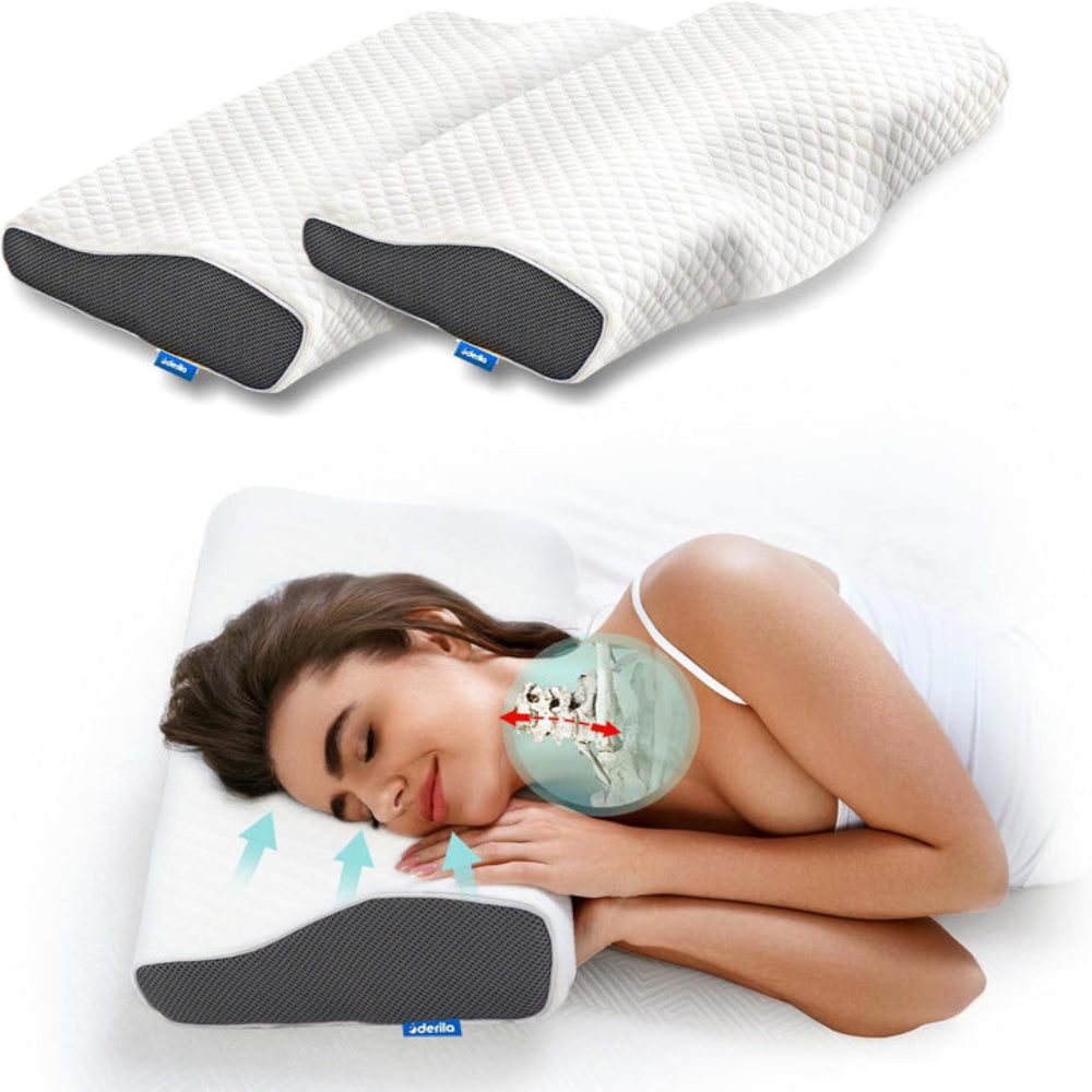 Orthopedic Anti-Snore Pillow with Cooling Gel Memory Foam – Ergonomic Sleep Support 2