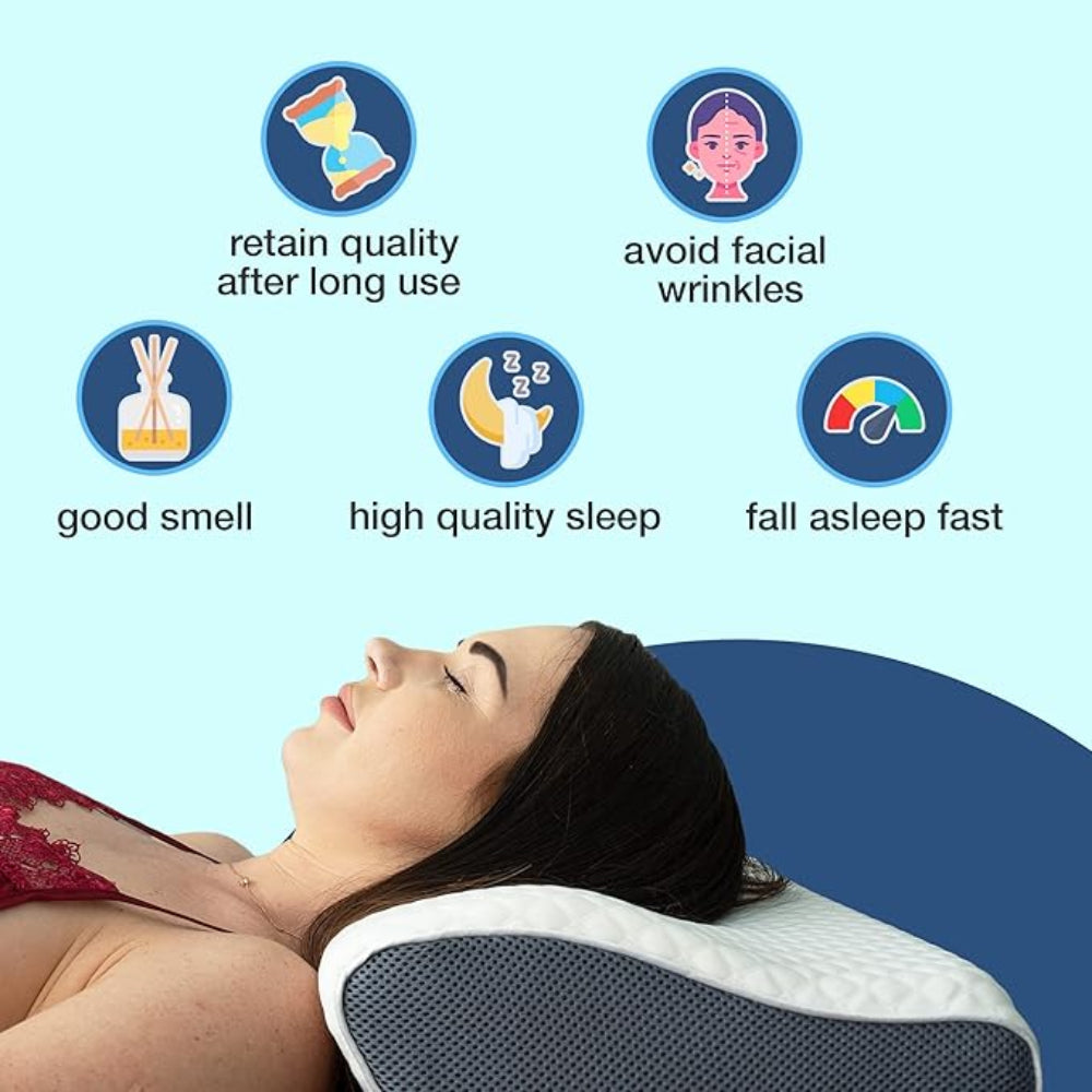 Orthopedic Anti-Snore Pillow with Cooling Gel Memory Foam – Ergonomic Sleep Support 6