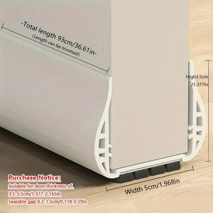 Extra Large Draft Stopper for Doors and Windows - Non-Slip, Weather-Resistant Design 2