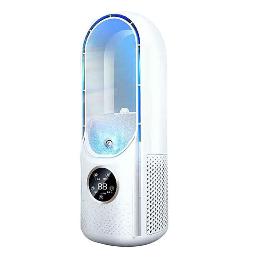 Portable Blade-Free Air Cooler with USB Power and Built-in Timer – Ideal for Home and Office 11
